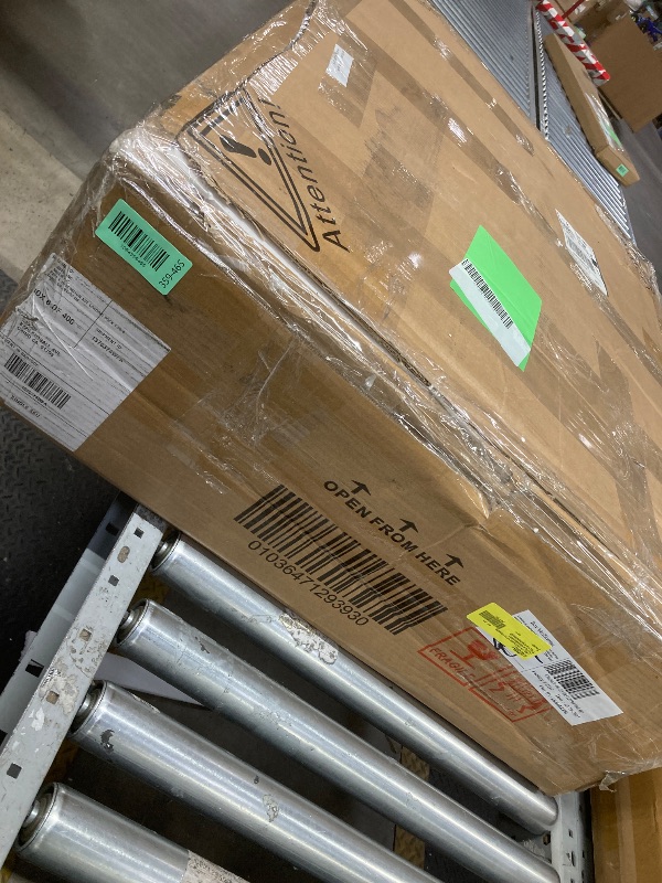 Photo 1 of *Mirror and lights missing* *Pieces chipped/Broken* Ktaxon Large Makeup Vanity with 9 Drawers, Flutted Vanity Table Set with Lighted Mirror, Get Ready with Me, White
