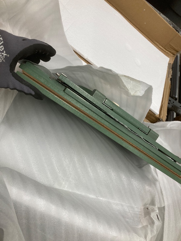 Photo 1 of *Small scratches* Robud Kids Wooden Toy Oven Kitchen Play Set Kids Pretend Playset Toy with Play Food for Kids Boys Girls Age 3+,Vintage Green
