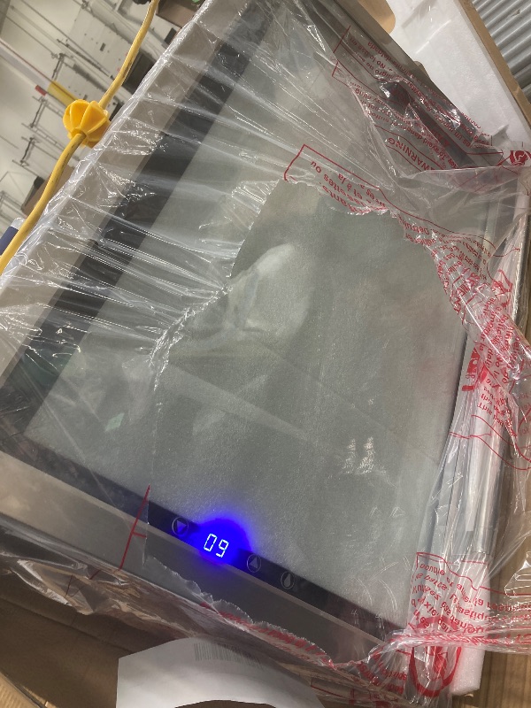 Photo 1 of *USED/DIRTY* 4.4 Cu.ft Beverage Refrigerator Cooler, 145 Can Mini Fridge Glass Door with Adjustable Shelves, Digital Temperature Display, Freestanding Small Drink Fridge for Home, Office or Bar(Black)