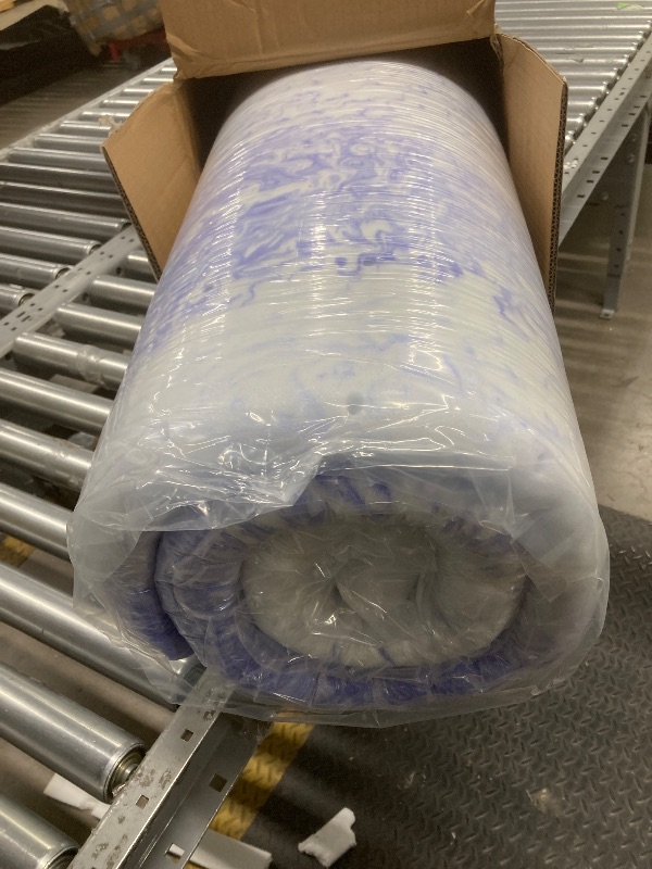 Photo 1 of *FACTORY SEALED* EDX King Memory Foam Mattress Topper?3 Inch Gel Memory Foam Bed Memory Foam Mattress Topper for Pressure Relief
