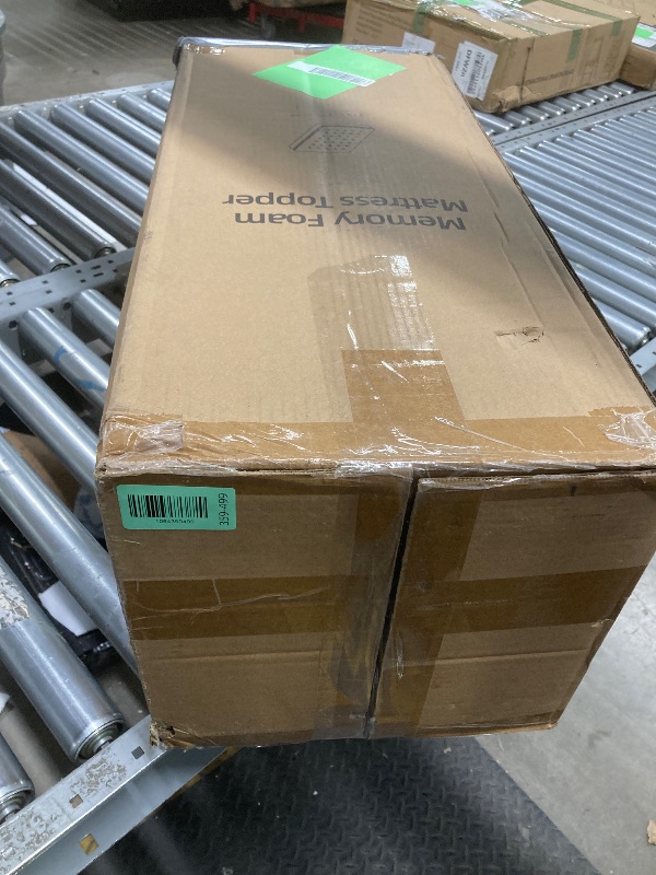 Photo 1 of *FACTORY SEALED* EDX King Memory Foam Mattress Topper?3 Inch Gel Memory Foam Bed Memory Foam Mattress Topper for Pressure Relief
