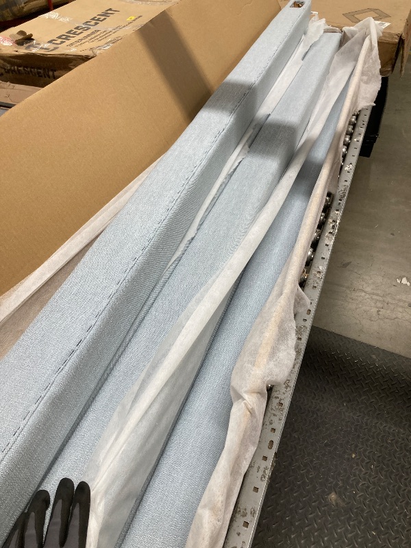 Photo 1 of *BOX 3/3 ONLY* *Rods only*  King size vertical rod bed, Sky Blue