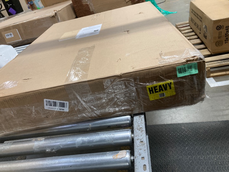 Photo 1 of *Minor scratches/scuff marks* Amazon Basics Bed Frame with Storage, Foldable Metal Platform, Sturdy Steel, No Box Spring Needed, 14-inch High, Tool-Free Setup, Queen Size, Black