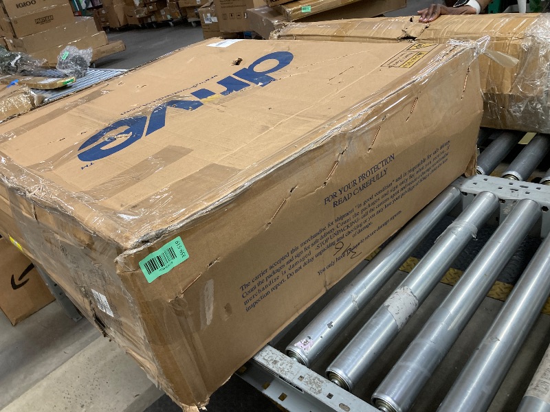 Photo 1 of *Minor scratches/scuff marks* Drive Medical Blue Streak Lightweight Wheelchair - Portable Folding Mobility Aid - Swing-Away Footrests - Desk Arms - Durable Steel Frame - Easy Transport & Storage - 18-Inch Seat