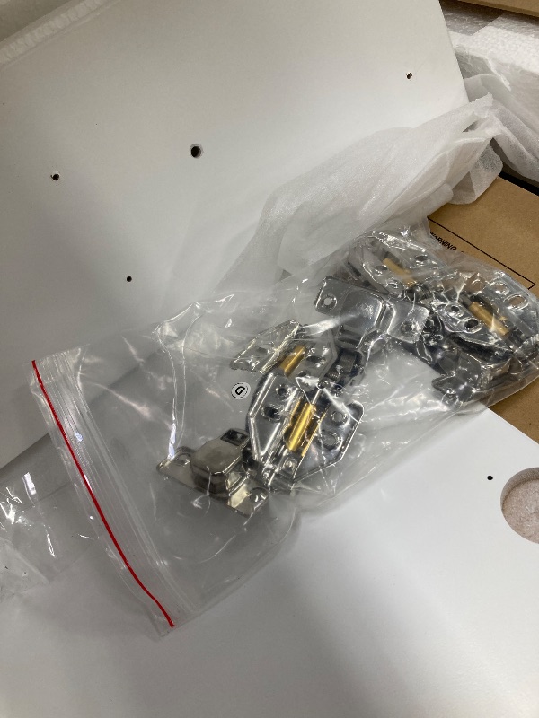 Photo 1 of *HEAVY* Alaterre Furniture Williamsburg 48 Inch Bathroom Vanity, Freestanding Cabinet Without Sink, Large Wood Vanity with Soft-Close Doors (White)