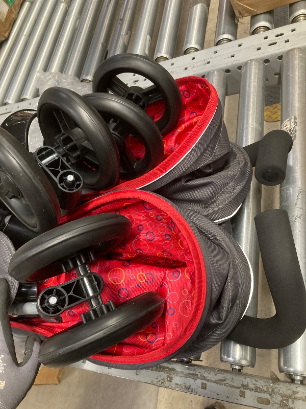 Photo 1 of *Used/Tires show* Delta Children LX Side by Side Stroller - with Recline, Storage & Compact Fold, Grey