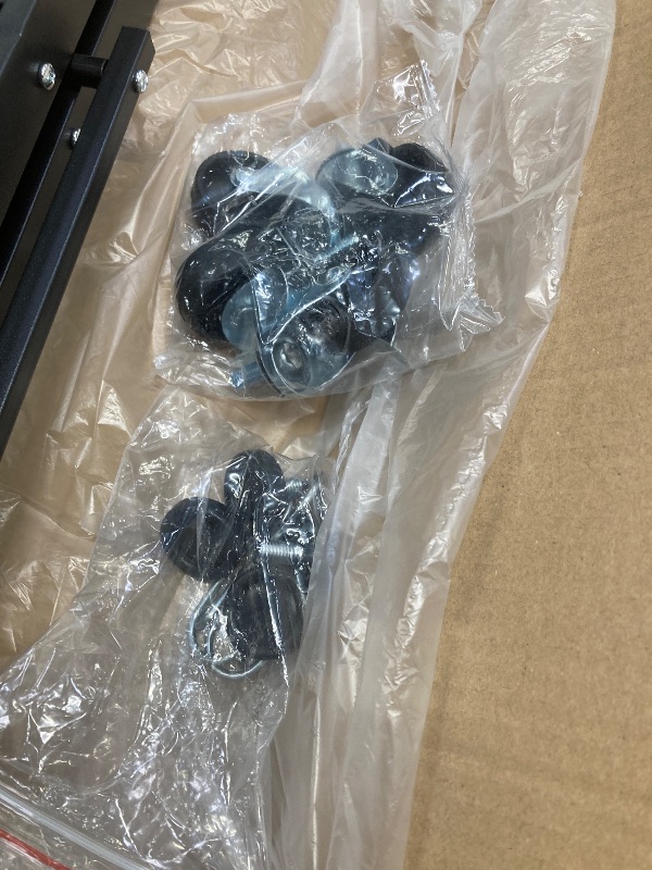 Photo 1 of *Small dents* COOKCOK 5-Tier Storage Shelving Unit, Metal Shelf 27.9"x13.4"x62.5, Foldable Storage Shelf with Wheels, Garage Shelf, Metal Storage Rack, Kitchen Shelf with 4 Hooks, No Assemble Require
