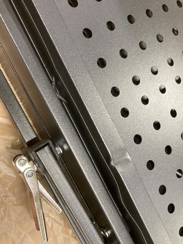 Photo 1 of *Small dents* COOKCOK 5-Tier Storage Shelving Unit, Metal Shelf 27.9"x13.4"x62.5, Foldable Storage Shelf with Wheels, Garage Shelf, Metal Storage Rack, Kitchen Shelf with 4 Hooks, No Assemble Require
