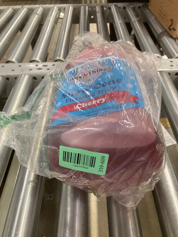 Photo 1 of *BBD 10/10/2026* Bits N Things Cherry Snow Cone Syrup | Slushy & Granita | Kosher | Made In America | 1 Gallon
