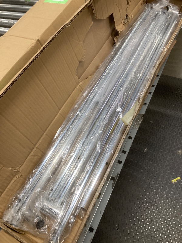 Photo 1 of *Small scratches* Richya 100lbs Heavy Duty Adjustable Rolling Clothes Rack ,Garment Rack for Dry and Wet Clothes
