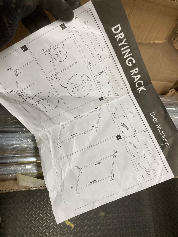 Photo 1 of *Small scratches* Richya 100lbs Heavy Duty Adjustable Rolling Clothes Rack ,Garment Rack for Dry and Wet Clothes
