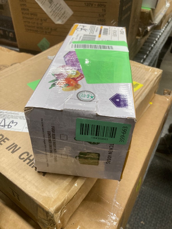 Photo 1 of *Missing clear container piece* Vegetable Chopper, Pro Onion Chopper, 14 in 1Multifunctional Food Chopper, Kitchen Vegetable Slicer Dicer Cutter,Veggie Chopper With 8 Blades,Carrot Chopper With Container-kitchen essentials(Grey)
