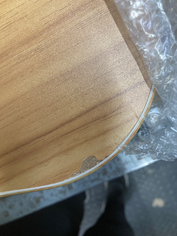 Photo 1 of *Chipped corners* *Missing cup holder piece* PHANCIR Foldable Lap Desk, 23.6 Inch Portable Wood Laptop Desk Table Workspace Office Organizer Bed Sofa Tray with Slots/Cup Holder/Drawer, Anti-Slip for Reading Writing Eating Watching, Walnut
