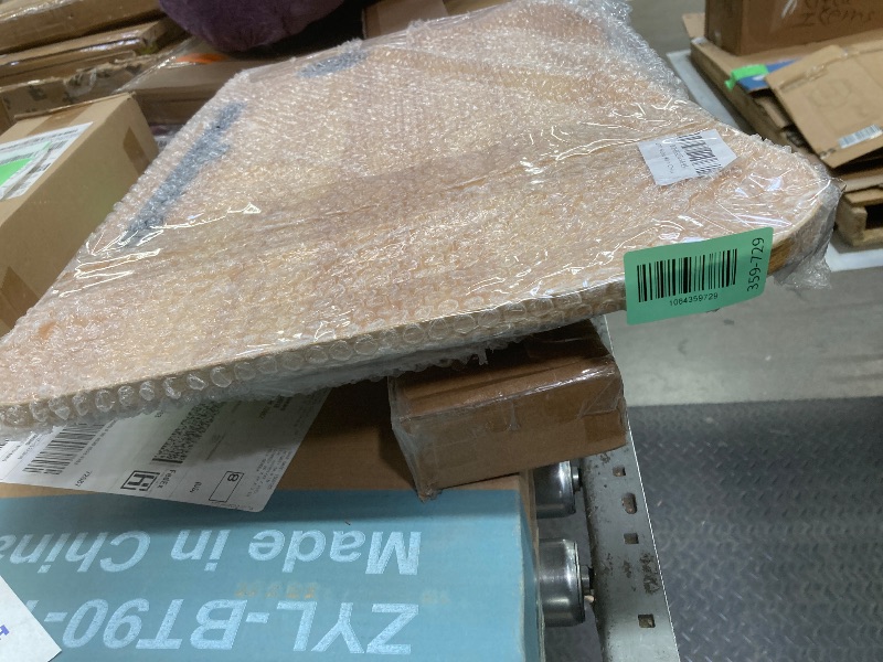 Photo 1 of *Chipped corners* *Missing cup holder piece* PHANCIR Foldable Lap Desk, 23.6 Inch Portable Wood Laptop Desk Table Workspace Office Organizer Bed Sofa Tray with Slots/Cup Holder/Drawer, Anti-Slip for Reading Writing Eating Watching, Walnut
