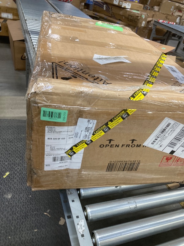 Photo 1 of *HEAVY* *Missing Mirror* Ktaxon Large 47.2" Makeup Vanity with 3 Color Lights, Dressing Table with USB Charging Station, Light Pink