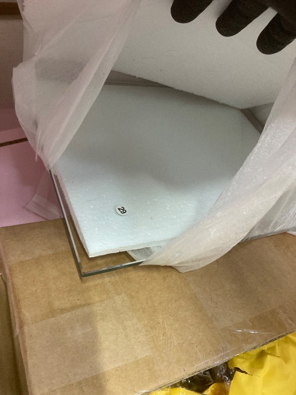 Photo 1 of *HEAVY* *Missing Mirror* Ktaxon Large 47.2" Makeup Vanity with 3 Color Lights, Dressing Table with USB Charging Station, Light Pink