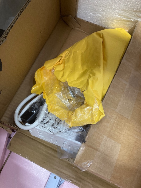 Photo 1 of *HEAVY* *Missing Mirror* Ktaxon Large 47.2" Makeup Vanity with 3 Color Lights, Dressing Table with USB Charging Station, Light Pink