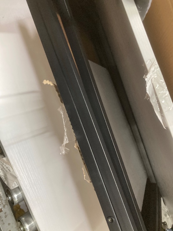 Photo 1 of *Dirty* *Scratches* EDX L Shaped Computer Desk Corner Desk, Gaming Table 49 inch PC Writing Study Desk for Home Office Dorm Small Space, White
