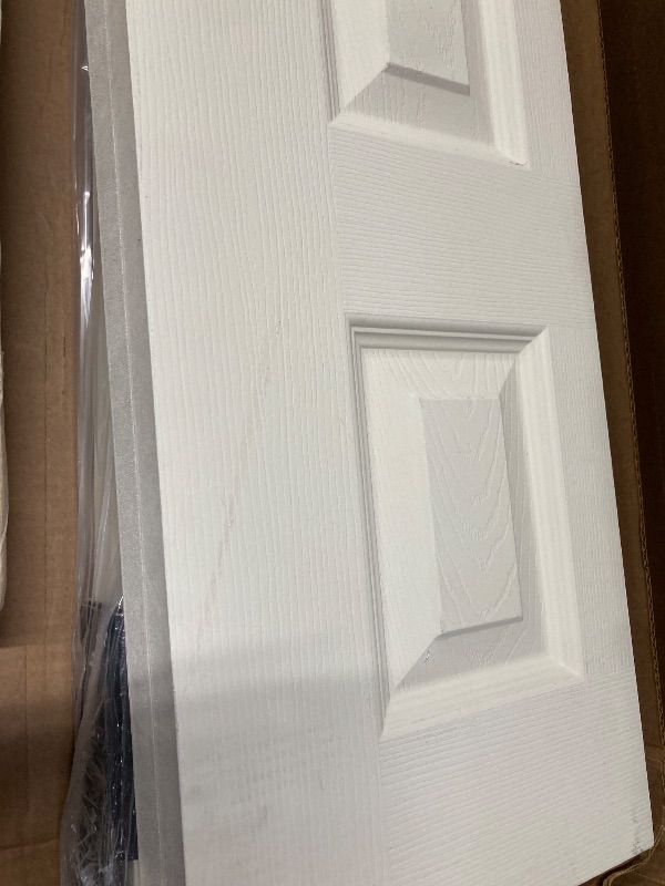 Photo 1 of ***CONTAINS 2 ***   2- Primed White 24 x 80" Bi-Fold 6-Panel DoorS  WITH BIFOLD HARDWARE KIT