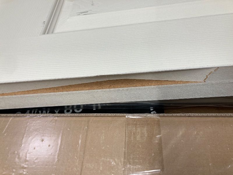 Photo 1 of ***CONTAINS 2 ***   2- Primed White 24 x 80" Bi-Fold 6-Panel DoorS  WITH BIFOLD HARDWARE KIT