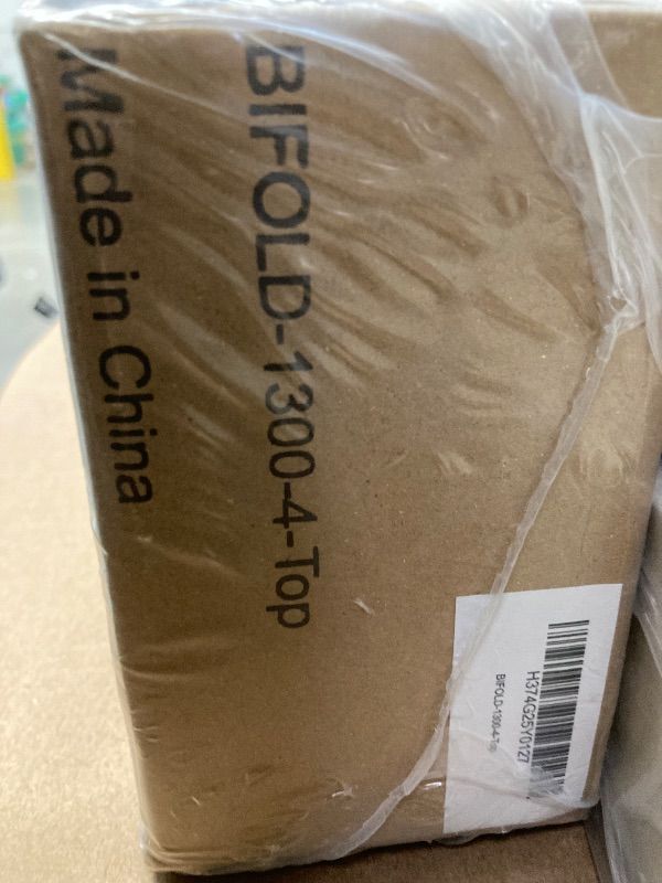 Photo 1 of ***CONTAINS 2 ***   2- Primed White 24 x 80" Bi-Fold 6-Panel DoorS  WITH BIFOLD HARDWARE KIT