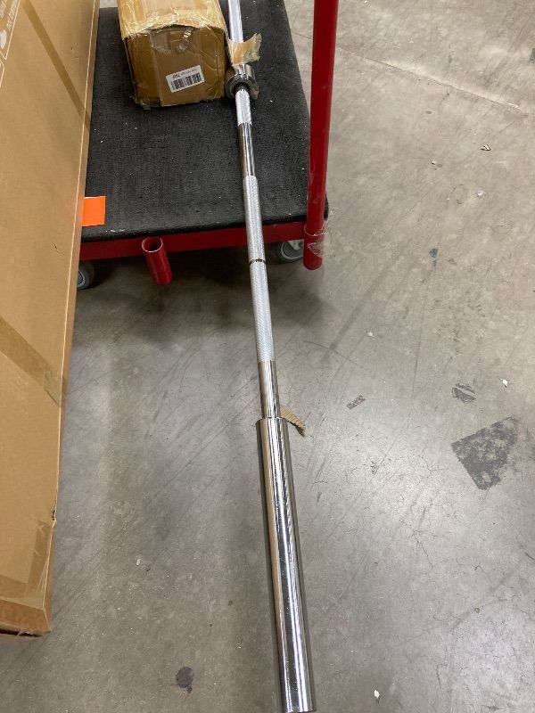 Photo 1 of ***PARTS ONLY/DAMAGED SEE PICS***CAP Barbell Classic 7-Foot Olympic Bar, Chrome