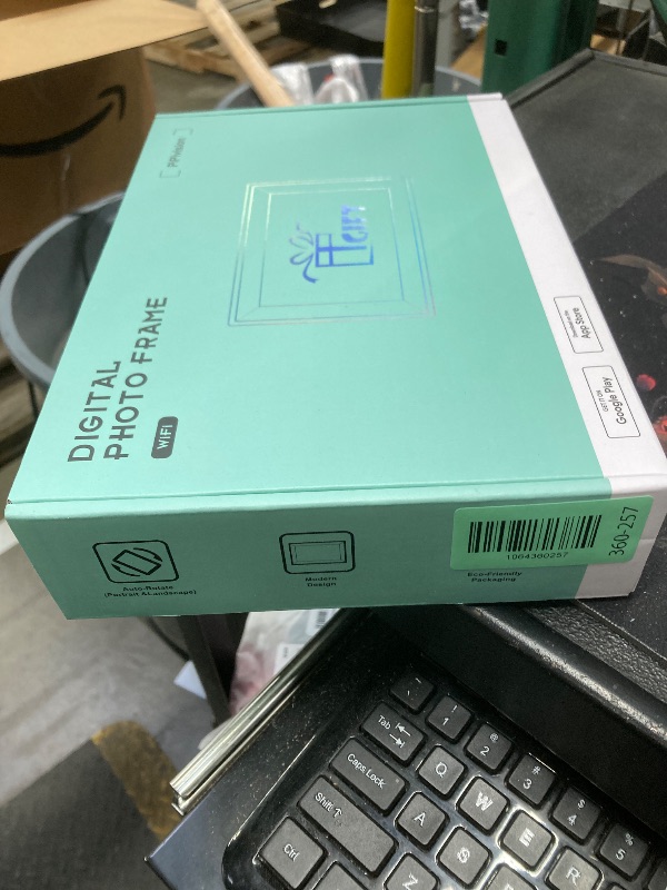 Photo 1 of 10.1 Inch WiFi Digital Picture Frame Frameo, Photo Frame Electronic HD IPS Touch Screen 1280x800 32GB, Wall Mountable Smart Cloud Slideshow, Send Photos from Your Phone Anywhere, Valentine's Day Gifts