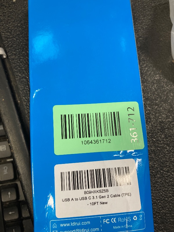 Photo 1 of 10FT USB A to USB C Data Cable [10Gbps 60W], Extra Long USB 3.1 Gen 2 to Type C SuperSpeed Sync Fast Charging Cord for iPhone 16/15 Pro Max, Samsung Galaxy S22, iPad, PS5 Controller, Webcam, Car