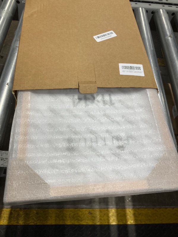 Photo 1 of 11x14 Oak Wood Picture Frame - Minimalist 11x14 Poster Frame, 11"x14" Frame Wood, Natural Solid Wooden Picture Frames for Wall Art Photo and Prints(1 Pack, Beige)