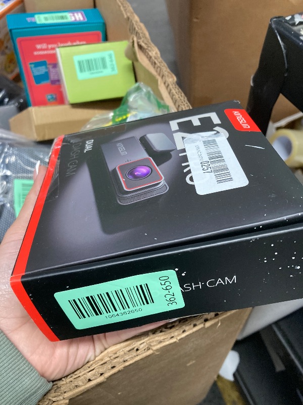 Photo 1 of 2K Dash Cam Front and Rear with 64GB SD Card, Wireless WiFi Dash Camera for Cars, 1.5'' Screen Mini Dashcam Front and Back, Support G-Sensor/Time Lapse 2 Kinds Parking Monitor