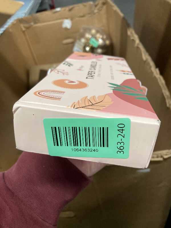 Photo 1 of 10 Inch Colored Taper Candles for Religious and Spiritual Settings, 10 Pack Unscented Candlesticks for Holiday, Seasonal Celebration and Home Decoration