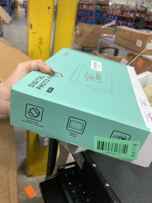 Photo 1 of 10.1 Inch WiFi Digital Picture Frame Frameo, Photo Frame Electronic HD IPS Touch Screen 1280x800 32GB, Wall Mountable Smart Cloud Slideshow, Send Photos from Your Phone Anywhere, Valentine's Day Gifts