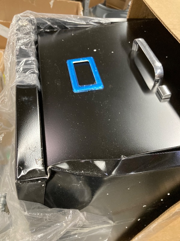 Photo 1 of ***DAMAGED HEAVLLY DENTED DRAWER -SELLING AS IS*** Lorell 2-Drawer Vertical File with Lock, 15 by 26-1/2 by 28-3/8-Inch, Black  ***(DENTED, SOMESCUFFS/SCRATCHES)***