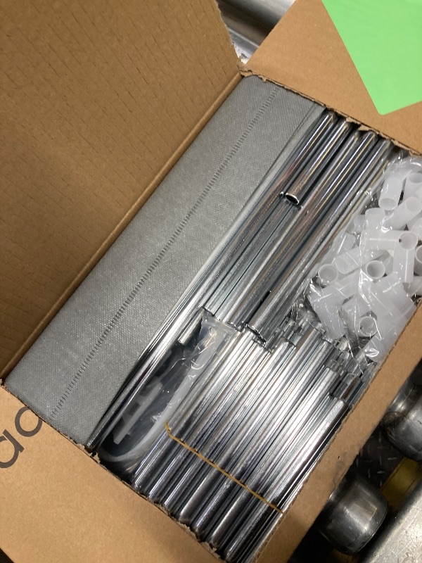 Photo 1 of 10 Tier Shoe Rack with Covers, Large Capacity Stackable Tall Shoe Organizer Storage, Sturdy Metal Free Standing Shoe Shelf for Closet Entryway Garage