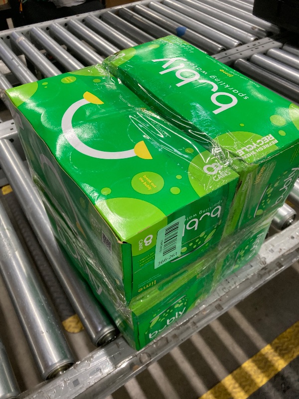 Photo 1 of **4 pack**bubly Lime Sparkling Water, 12 fl oz, 8 Pack Cans