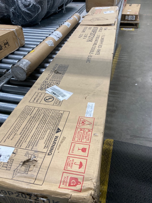 Photo 1 of 
Harper&Bright Designs Twin Over Twin Bunk Bed with Safety Rail, Ladder, Twin Trundle Bed with 3 Drawers