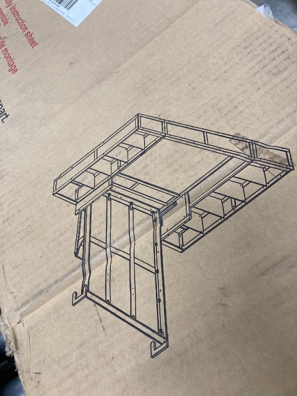 Photo 1 of 
Harper&Bright Designs Twin Over Twin Bunk Bed with Safety Rail, Ladder, Twin Trundle Bed with 3 Drawers