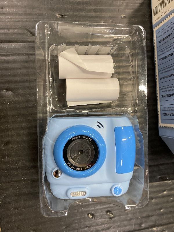 Photo 1 of ***WHAT YOU SEE IS EVERYTHING INCLUDED*NOTHING ELSE*** Kids Camera Instant Print, Birthday Gifts for Girls Boys with 3 Rolls Print Paper & 32GB Card, 48MP Kids Digital Camera 1080P HD Video Toddler Toy Cameras for 3-12 Years Old, Blue***WHAT YOU SEE IS EV