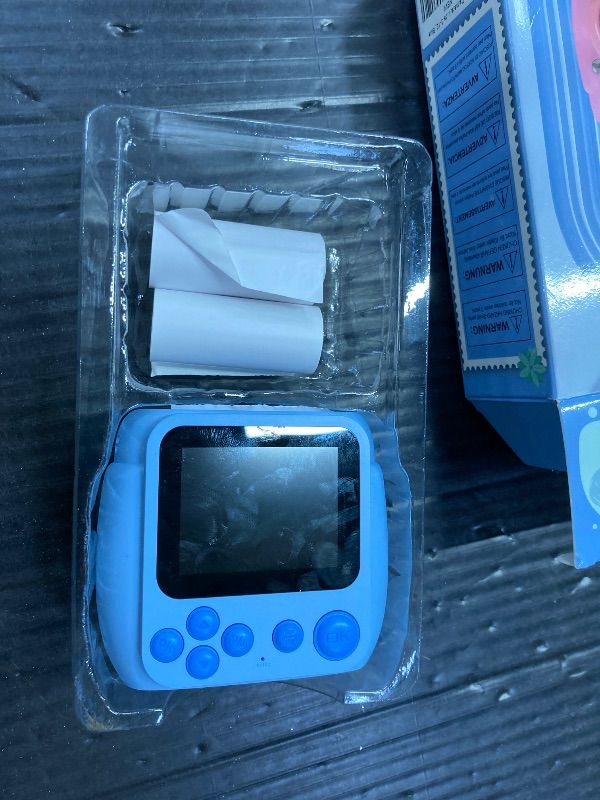 Photo 1 of ***WHAT YOU SEE IS EVERYTHING INCLUDED*NOTHING ELSE*** Kids Camera Instant Print, Birthday Gifts for Girls Boys with 3 Rolls Print Paper & 32GB Card, 48MP Kids Digital Camera 1080P HD Video Toddler Toy Cameras for 3-12 Years Old, Blue***WHAT YOU SEE IS EV