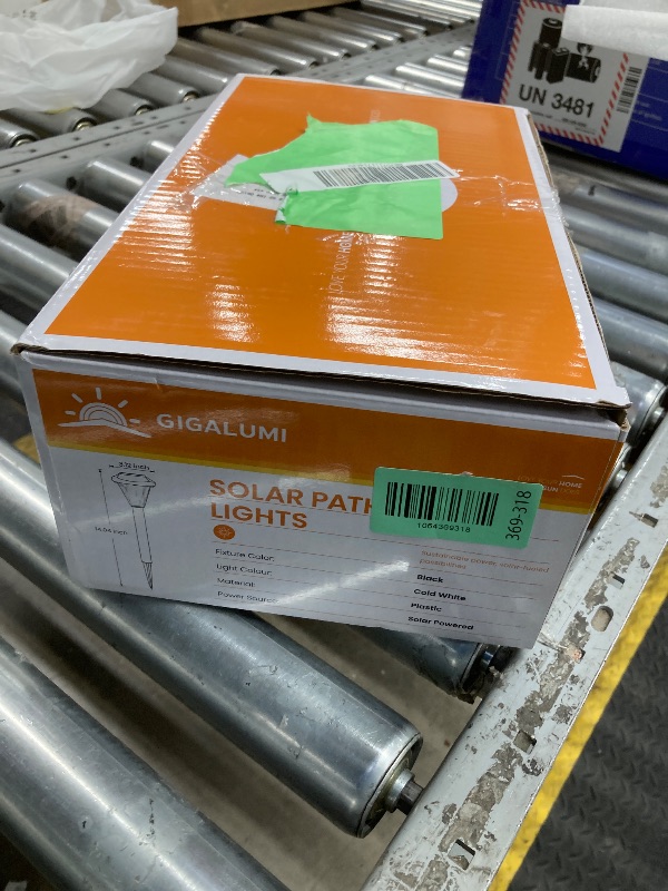 Photo 1 of 12-Pack Solar Outdoor Lights, Upgraded Waterproof Solar Garden Lights for Patio,Lawn and Yard,Cold White Landscape Lighting
