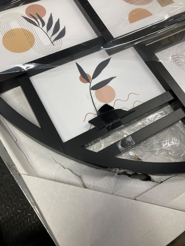 Photo 1 of ***
broken***Umbra Luna Collage Picture Frame Holds Nine 4x6 Photos, Large 22-Inch Diameter, Black