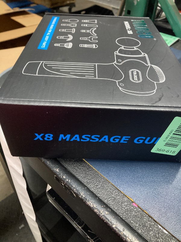 Photo 1 of ***MISSING PARTS -SELLING AS IS *** TOLOCO Massage Gun Deep Tissue, Percussion Massage Gun with 10 Replacement Heads, Super Quiet Portable Electric Massager for Athletes, Relax, Black