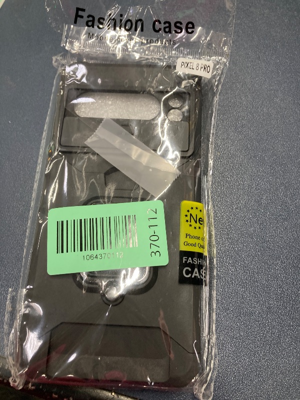 Photo 1 of ???? ??? Google Pixel 8 Pro Case with Card Holder and Slide Camera Cover - Wireless Charging Compatible Pixel 8 Pro Wallet Case with Magnetic Kickstand (Black)