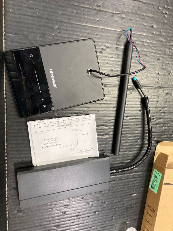 Photo 1 of ***LOOKS LIKE IT NEEDS REPAIR***LEPOWER Desk Lamp, 800LM LED for Home Office, 12W Reading for Desk, Eye-Caring Light, Touch Table Gooseneck Lamp, 50 Lighting Modes, Bright for Bedroom, Study (Black)***LOOKS LIKE IT NEEDS REPAIR***