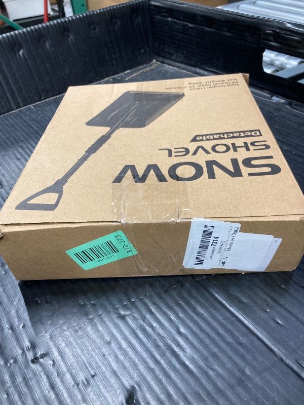 Photo 1 of ***42.5" ***Snow Shovel for Car and Driveway, 42.5 Inch Foldable Lightweight Aluminum Alloy Ice Scraper, Heavy Duty Ergonomic Handle for Emergency Snow Removal, Garden, Black***42.5" ***