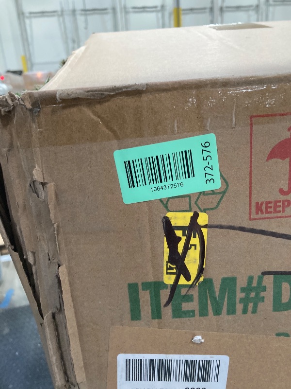 Photo 1 of ***MISSING STAND***National Tree Co. Dunhill Fir Hinged 10 Foot Pre-Lit Fir Christmas Tree, One Size, Green