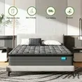 View 1 of  Queen Mattress,Nisien 12 Inch Hybrid Mattress in a Box, Gel Memory Foam Mattress,Individually Wrapped Pocket Coils Innerspring Mattress, Support & Pressure Relief, Medium Firm Feel, 60"*80"*12"
