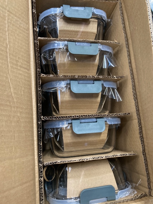 Photo 1 of [10-Pack] Glass Meal Prep Containers with Lids, MCIRCO Food Storage Containers with Snap Locking Lids, Airtight Lunch Containers, Microwave, Oven, Freezer and Dishwasher