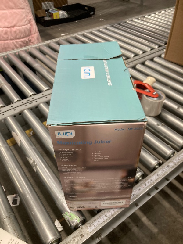 Photo 1 of **used***Cold Press Juicer, Slow Masticating Juicer Machines for Whole Vegetable and Fruit, 4.3" Feed Chute, BPA Free, Quiet Easy Clean Juicer to Unlock Nutritious & Fresh Juices