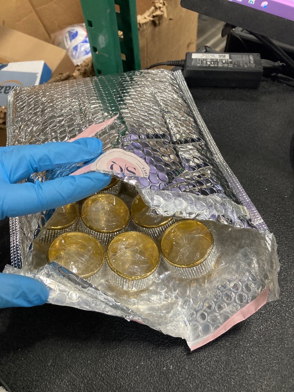 Photo 1 of ***MISSING PIECES SET OF 18 ONLY*** Gold Napkin Rings Set of 18, Silver Diamond Napkin Holder for Dining, Metal Napkin Ring Holders, Wedding, Modern Ring Holder Serviette Buckles, Party of Table Setting Home Decor